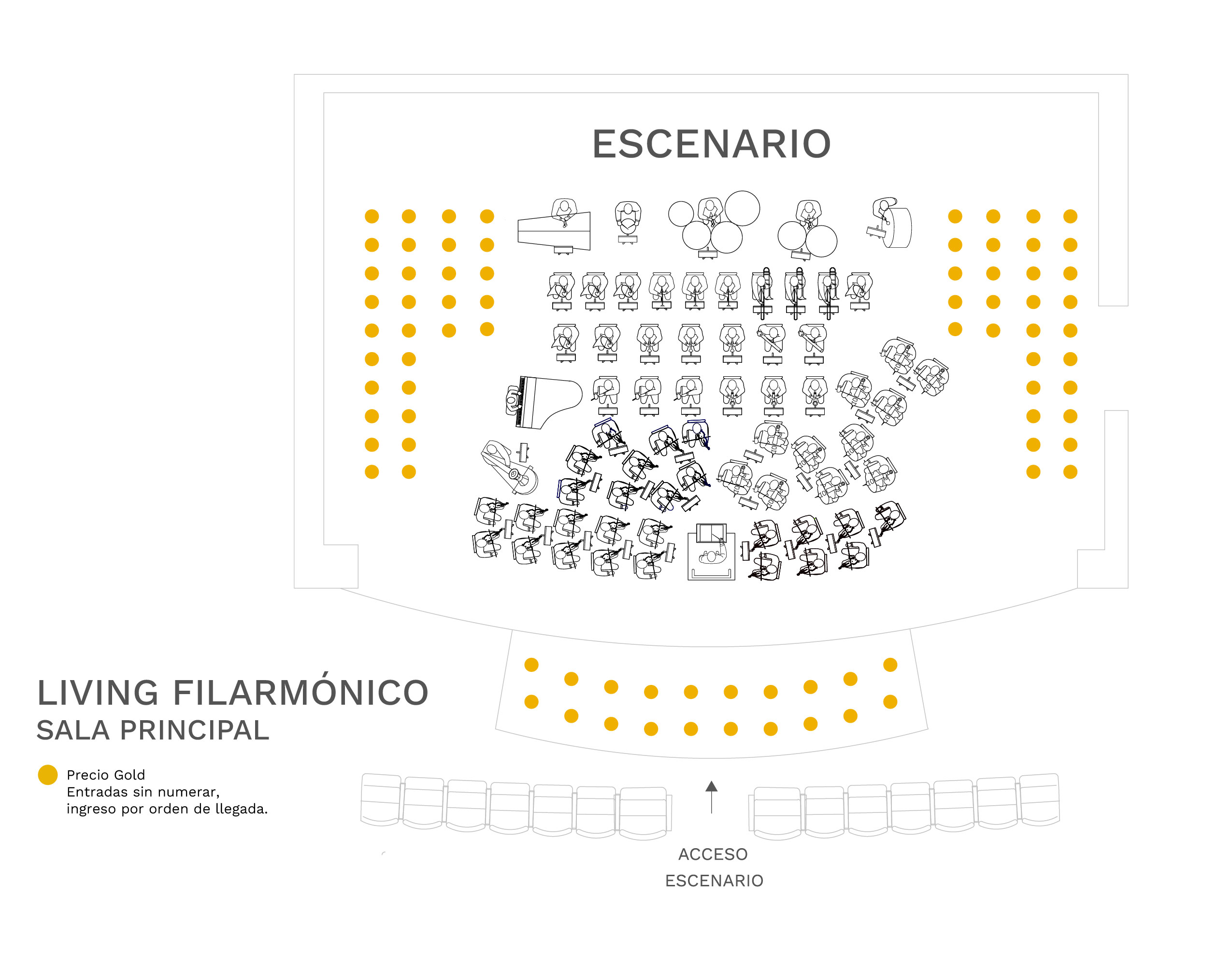 Mapa Living Filarmonico